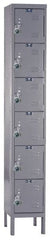 Hallowell - 6 Door, 6 Tier, Ready-Built Wardrobe & Box Lockers - Americas Industrial Supply