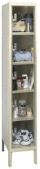 Hallowell - 5 Door, 5 Tier, Safety-View Plus Box Lockers - Americas Industrial Supply