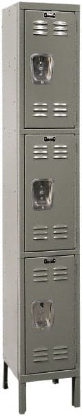 Hallowell - 3 Door, 3 Tier, Premium Wardrobe Lockers - Americas Industrial Supply