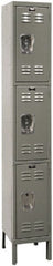 Hallowell - 3 Door, 3 Tier, Premium Wardrobe Lockers - Americas Industrial Supply
