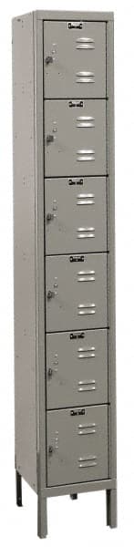 Hallowell - 6 Door, 6 Tier, Premium Box Lockers - Americas Industrial Supply