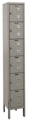 Hallowell - 6 Door, 6 Tier, Premium Box Lockers - Americas Industrial Supply