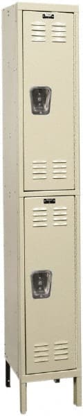 Hallowell - 2 Door, 2 Tier, Premium Wardrobe Lockers - Americas Industrial Supply