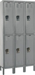 Hallowell - 6 Door, 2 Tier, Premium Wardrobe Lockers - Americas Industrial Supply