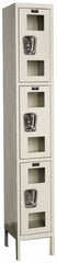 Hallowell - 3 Door, 3 Tier, Safety-View Wardrobe Lockers - Americas Industrial Supply