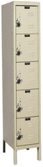 Hallowell - 5 Door, 5 Tier, Ready-Built Wardrobe & Box Lockers - Americas Industrial Supply