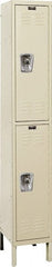 Hallowell - 2 Door, 2 Tier, Ready-Built Wardrobe & Box Lockers - Americas Industrial Supply