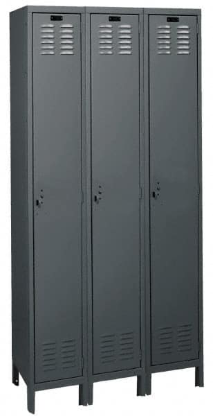 Hallowell - 3 Door, 1 Tier, ValueMax Wardrobe Lockers - Americas Industrial Supply