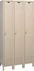 Hallowell - 3 Door, 1 Tier, ValueMax Wardrobe Lockers - Americas Industrial Supply