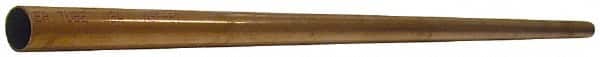 Mueller Industries - 7/8 Inch Outside Diameter x 5 Ft. Long, Copper Round Tube - 0.785 Inch Inside Diameter, 0.045 Inch Wall Thickness, Alloy 122 - Americas Industrial Supply