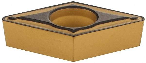 Sumitomo - DCMT32.52 ESU Grade AC700G Carbide Turning Insert - TiC Finish, 55° Diamond, 3/8" Inscr Circle, 5/32" Thick, 1/32" Corner Radius - Americas Industrial Supply