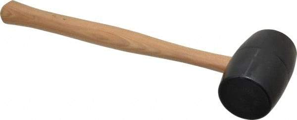 Garland - 1-3/16 Lb Head Rubber Mallet - 15-3/4" OAL, 13-1/2" Long Wood Handle - Americas Industrial Supply