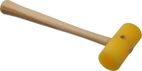 Garland - 1/4 Lb Head Plastic Mallet - 9" OAL, 9-1/4" Long Wood Handle - Americas Industrial Supply