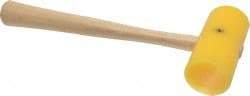 Garland - 3/8 Lb Head Plastic Mallet - 9-3/4" OAL, 10" Long Wood Handle - Americas Industrial Supply