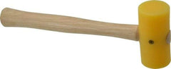 Garland - 1/2 Lb Head Plastic Mallet - 10-1/2" OAL, 12" Long Wood Handle - Americas Industrial Supply