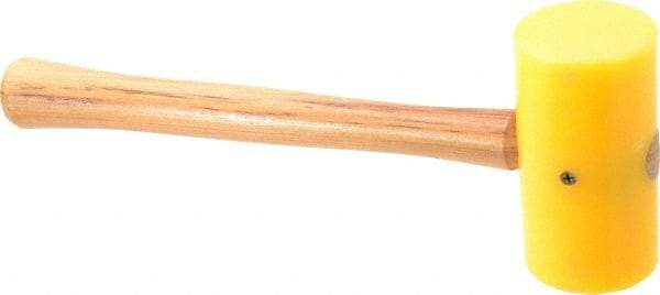 Garland - 1-1/4 Lb Head Plastic Mallet - 14" OAL, 14" Long Wood Handle - Americas Industrial Supply