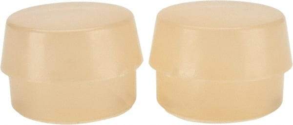 Garland - 1-3/4" Face Diam, Grade Soft, Natural Soft Face Hammer Tip - Urethane - Americas Industrial Supply