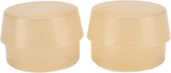 Garland - 1-3/4" Face Diam, Grade Soft, Natural Soft Face Hammer Tip - Urethane - Americas Industrial Supply