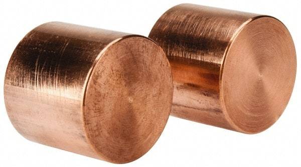 Garland - 1-1/4" Face Diam, Grade Medium, Hammer Tip/Face - Copper - Americas Industrial Supply