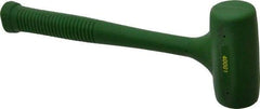 Garland - 16 oz Head 1-1/2" Face Diam Polyurethane Dead Blow Hammer - 10" OAL, Polyurethane Handle - Americas Industrial Supply