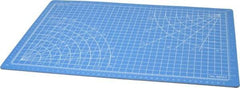 Excel - 18 x 12" Self Healing Cutting Mat - Blue, 3/32" Thick - Americas Industrial Supply