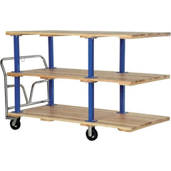Vestil - 1,600 Lb Capacity Hardwood Platform Truck - Hardwood Deck, 36" OAW - Americas Industrial Supply