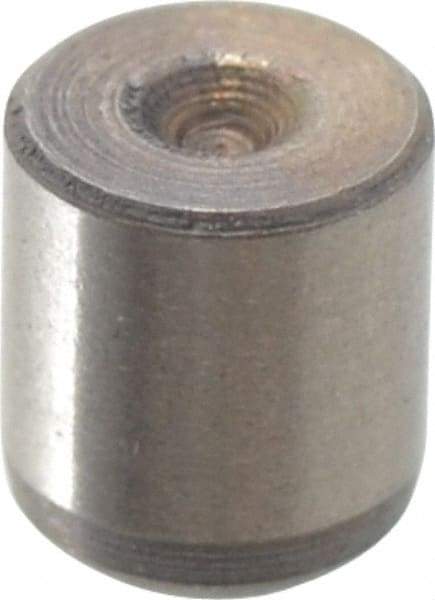 Gibraltar - 10-32, 8-36 Thread, 0.1614" OD, 3/16" OAL, Ball Button & Detent - 0.069" ID, Stainless Steel - Americas Industrial Supply