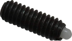 Gibraltar - 8-32, 7/16" Thread Length, 0.052" Plunger Projection, Steel Threaded Spring Plunger - 0.07" Max Plunger Diam, 0.437" Plunger Length, 1.5 Lb Init End Force, 4.7 Lb Final End Force - Americas Industrial Supply