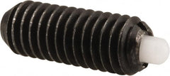 Gibraltar - 8-36, 7/16" Thread Length, 0.052" Plunger Projection, Steel Threaded Spring Plunger - 0.07" Max Plunger Diam, 0.437" Plunger Length, 0.5 Lb Init End Force, 1.5 Lb Final End Force - Americas Industrial Supply