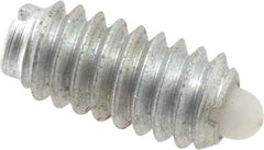 Gibraltar - 1/4-20, 17/32" Thread Length, 0.078" Plunger Projection, Steel Threaded Spring Plunger - 0.119" Max Plunger Diam, 0.531" Plunger Length, 1 Lb Init End Force, 3.5 Lb Final End Force - Americas Industrial Supply