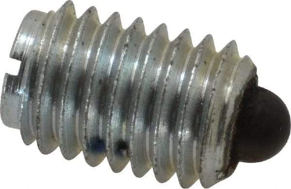 Gibraltar - 1/2-13, 3/4" Thread Length, 0.151" Plunger Projection, Steel Threaded Spring Plunger - 1/4" Max Plunger Diam, 0.75" Plunger Length, 5 Lb Init End Force, 28.5 Lb Final End Force - Americas Industrial Supply