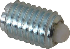 Gibraltar - 1/2-13, 3/4" Thread Length, 0.151" Plunger Projection, Steel Threaded Spring Plunger - 1/4" Max Plunger Diam, 0.75" Plunger Length, 1.75 Lb Init End Force, 5.5 Lb Final End Force - Americas Industrial Supply