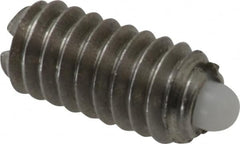 Gibraltar - 1/4-20, 17/32" Thread Length, 0.078" Plunger Projection, Stainless Steel Threaded Spring Plunger - 0.119" Max Plunger Diam, 0.531" Plunger Length, 3 Lb Init End Force, 10.5 Lb Final End Force - Americas Industrial Supply