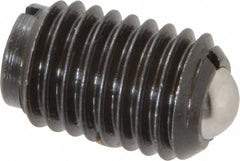 Gibraltar - 5/8-11, 0.375" Ball Diam, 63/64" Body Length, 0.096" Max Ball Reach, Threaded Ball Plunger - Steel Body, Steel Ball, 9 Lb Initial End Force, 18 Lb Final End Force - Americas Industrial Supply