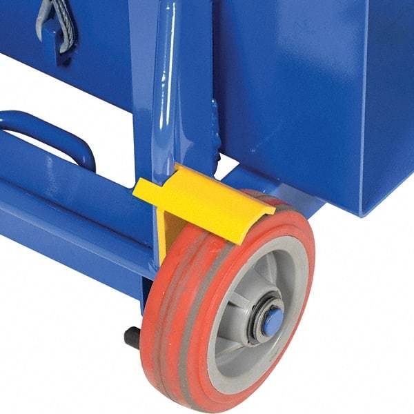 Vestil - Floor Lock for 2" Diam Caster Wheels - 1" Retracted Clearance - Americas Industrial Supply
