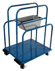 Vestil - 2,000 Lb Capacity Steel Panel Cart - Steel Deck, 26" OAW - Americas Industrial Supply