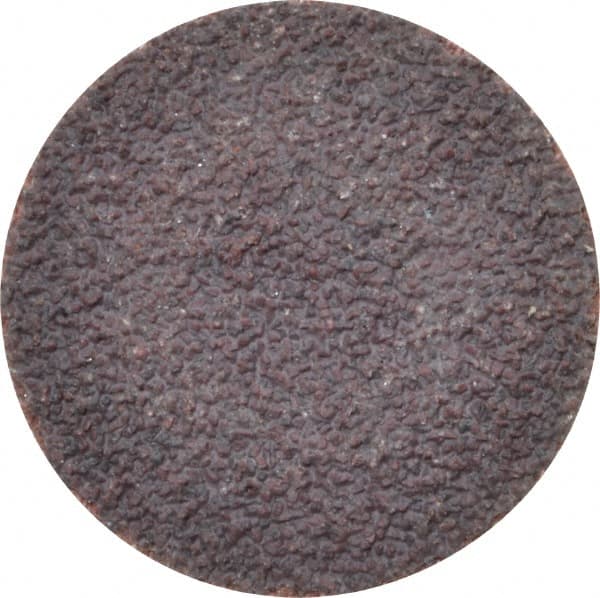 Tru-Maxx - 1" Disc Diam, 50 Grit, Aluminum Oxide Quick Change Disc - Type R Attaching System, Coated, Brown, Coarse Grade, 30,000 RPM - Americas Industrial Supply