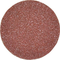 Tru-Maxx - 1" Disc Diam, 60 Grit, Aluminum Oxide Quick Change Disc - Type R Attaching System, Coated, Brown, Medium Grade, 30,000 RPM - Americas Industrial Supply