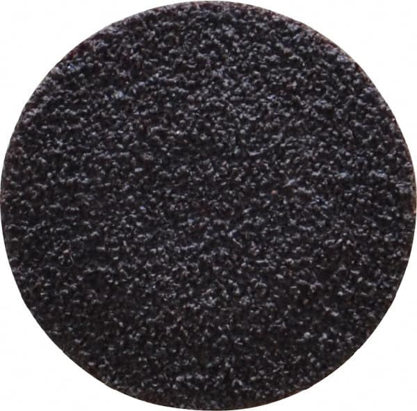 Tru-Maxx - 1" Disc Diam, 80 Grit, Aluminum Oxide Quick Change Disc - Type R Attaching System, Coated, Brown, Medium Grade, 30,000 RPM - Americas Industrial Supply