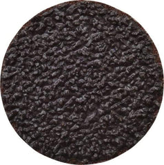 Tru-Maxx - 1-1/2" Disc Diam, 24 Grit, Aluminum Oxide Quick Change Disc - Type R Attaching System, Coated, Brown, Very Coarse Grade, 30,000 RPM - Americas Industrial Supply