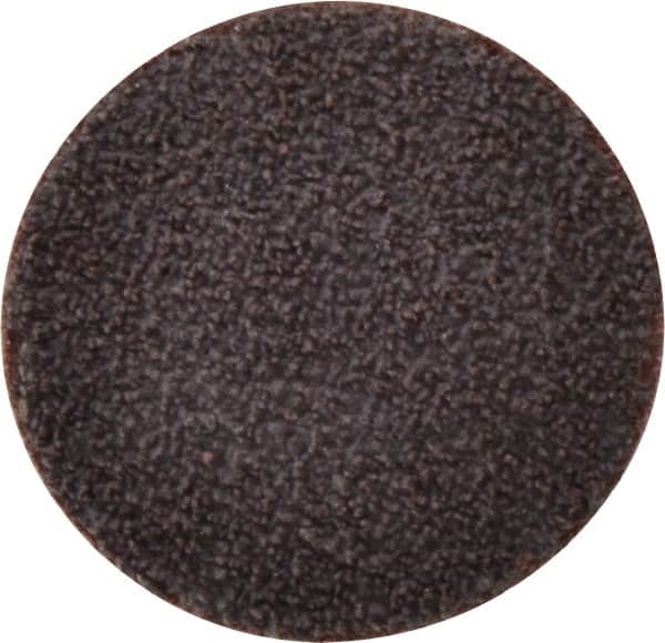 Tru-Maxx - 1-1/2" Disc Diam, 50 Grit, Aluminum Oxide Quick Change Disc - Type R Attaching System, Coated, Brown, Coarse Grade, 30,000 RPM - Americas Industrial Supply
