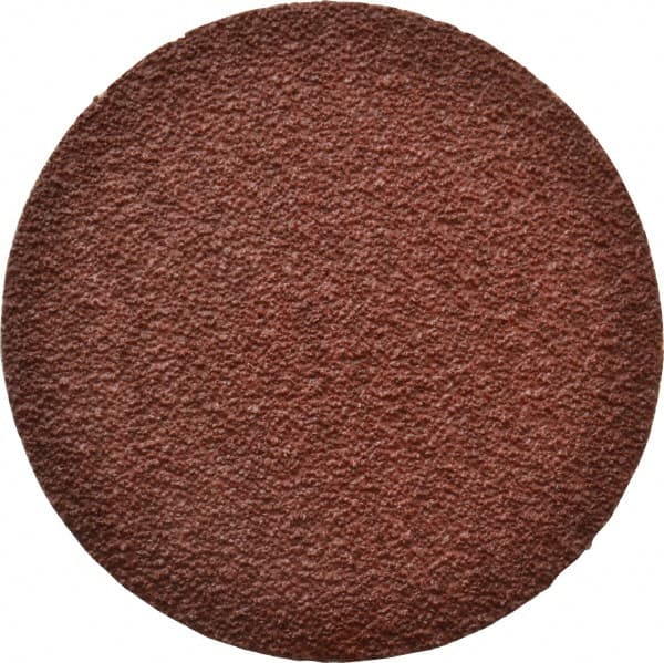 Tru-Maxx - 3" Disc Diam, 40 Grit, Aluminum Oxide Quick Change Disc - Type R Attaching System, Coated, Brown, Coarse Grade, 20,000 RPM - Americas Industrial Supply