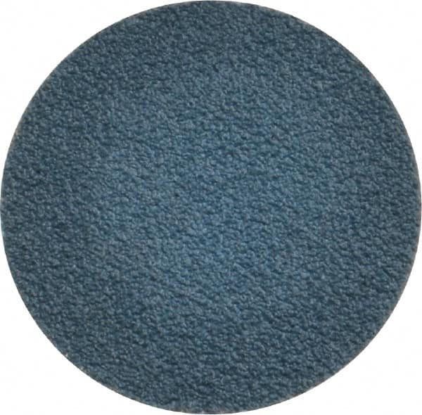 Tru-Maxx - 1" Disc Diam, 120 Grit, Zirconia Alumina Quick Change Disc - Type R Attaching System, Coated, Blue, Fine Grade, 20,000 RPM - Americas Industrial Supply