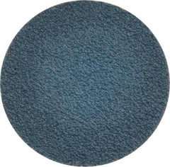 Tru-Maxx - 1" Disc Diam, 120 Grit, Zirconia Alumina Quick Change Disc - Type R Attaching System, Coated, Blue, Fine Grade, 20,000 RPM - Americas Industrial Supply