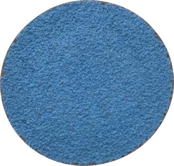 Tru-Maxx - 2" Disc Diam, 50 Grit, Zirconia Alumina Quick Change Disc - Type R Attaching System, Coated, Blue, Coarse Grade, 20,000 RPM - Americas Industrial Supply