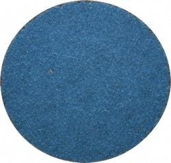 Tru-Maxx - 2" Disc Diam, 60 Grit, Zirconia Alumina Quick Change Disc - Type R Attaching System, Coated, Blue, Medium Grade, 20,000 RPM - Americas Industrial Supply