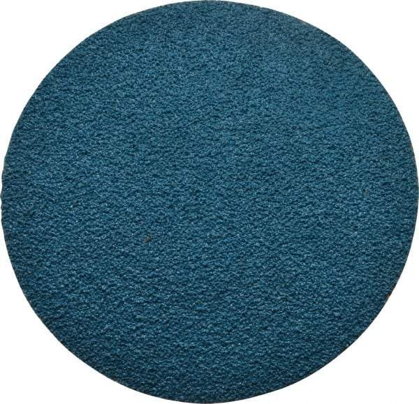 Tru-Maxx - 2" Disc Diam, 80 Grit, Zirconia Alumina Quick Change Disc - Type R Attaching System, Coated, Blue, Medium Grade, 20,000 RPM - Americas Industrial Supply