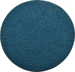 Tru-Maxx - 2" Disc Diam, 80 Grit, Zirconia Alumina Quick Change Disc - Type R Attaching System, Coated, Blue, Medium Grade, 20,000 RPM - Americas Industrial Supply