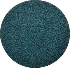 Tru-Maxx - 3" Disc Diam, 40 Grit, Zirconia Alumina Quick Change Disc - Type R Attaching System, Coated, Blue, Coarse Grade, 20,000 RPM - Americas Industrial Supply