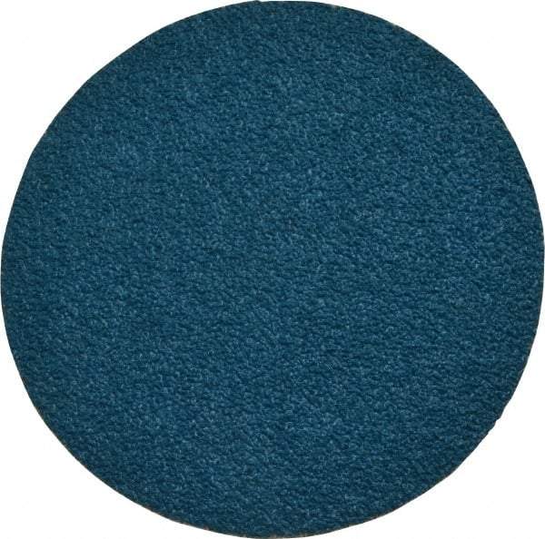Tru-Maxx - 3" Disc Diam, 50 Grit, Zirconia Alumina Quick Change Disc - Type R Attaching System, Coated, Blue, Coarse Grade, 20,000 RPM - Americas Industrial Supply